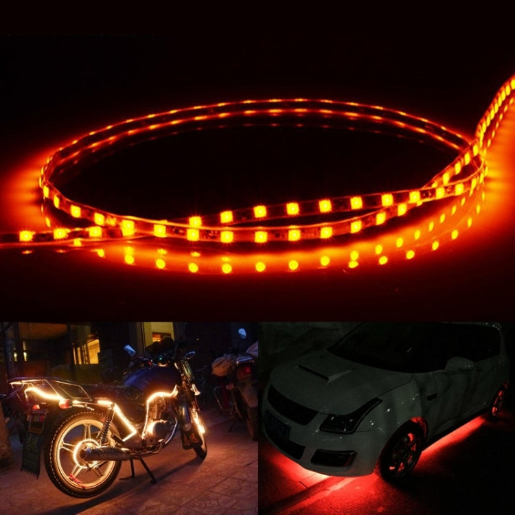 5 PCS Normally-on Style 45 LED 3528 SMD Waterproof Flexible Car Strip Light for Car Decoration, DC 12V, Length: 45cm - Decorative Lights by PMC Jewellery | Online Shopping South Africa | PMC Jewellery | Buy Now Pay Later Mobicred