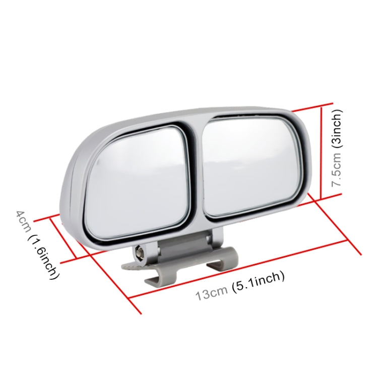 Right Side Rear View Blind Spot Mirror Universal adjustable Wide Angle Auxiliary Mirror(Black) - Convex Mirror & Accessories by PMc TechLife | Online Shopping South Africa | PMc TechLife | Buy Now Pay Later Mobicred