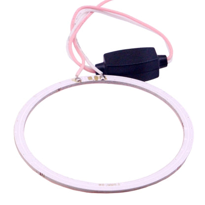 80mm 5W 180LM Angel Eyes Circles Car Headlight Pink Light COB LED Lights for Vehicles, DC 12-24V - Eagle Eye Lamps by PMC Jewellery | Online Shopping South Africa | PMC Jewellery | Buy Now Pay Later Mobicred