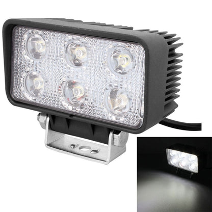 LML-1518 18W 1260-1350LM Epistar 6 LED White 30 Degree Spot Beam Car LED Light Waterproof IP67, DC 10-30V - Work Lights by PMC Jewellery | Online Shopping South Africa | PMC Jewellery | Buy Now Pay Later Mobicred