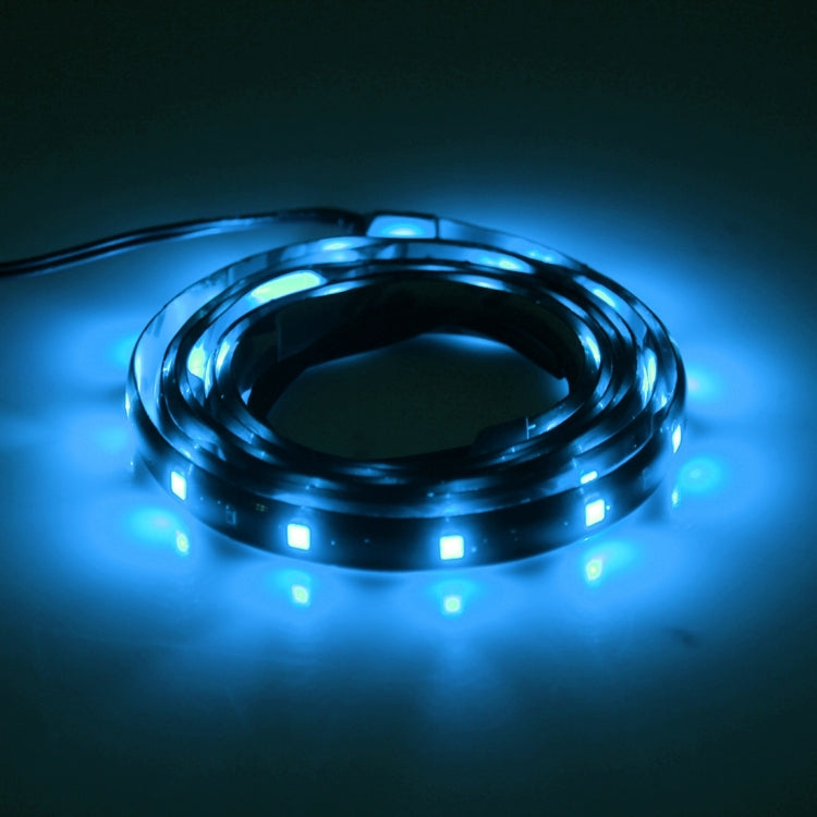 10 PCS 30cm 15 LED Water-resistant Flexible Car Strip Light, DC 12V(Ice Blue Light) - Decorative Lights by PMC TechLife | Online Shopping South Africa | PMC TechLife | Buy Now Pay Later Mobicred