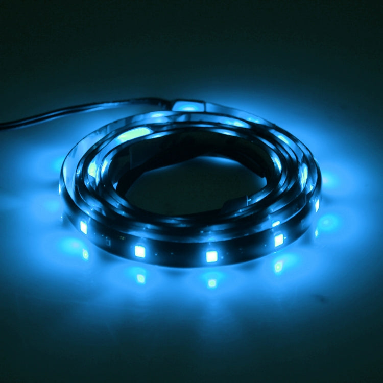 10 PCS 30cm 15 LED Water-resistant Flexible Car Strip Light, DC 12V(Ice Blue Light) - Decorative Lights by PMC TechLife | Online Shopping South Africa | PMC TechLife | Buy Now Pay Later Mobicred