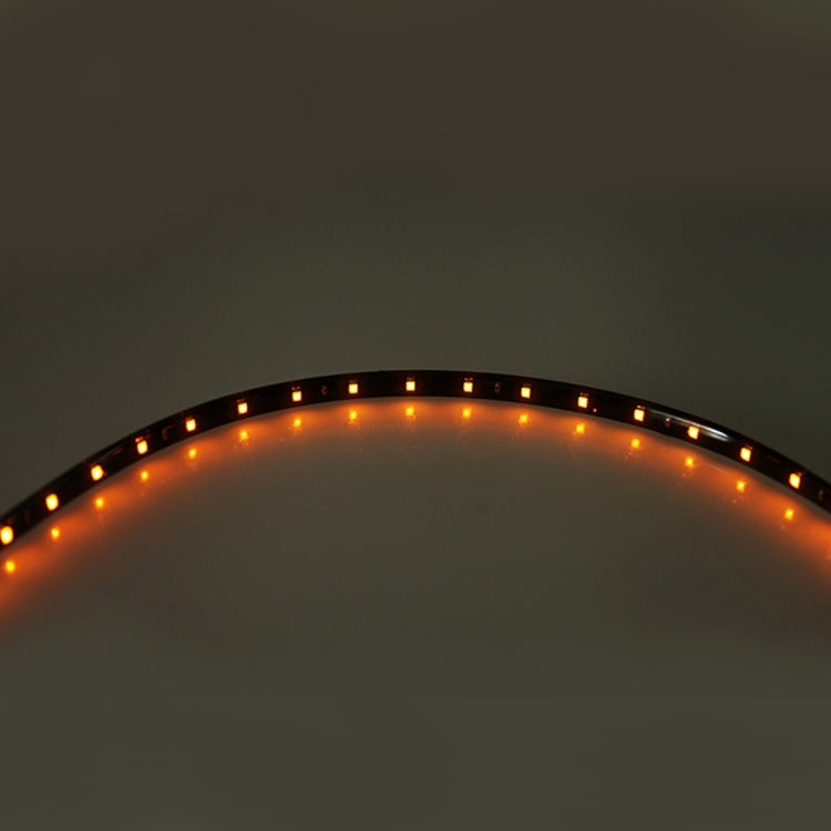 10 PCS 30cm 15 LED Water-resistant Flexible Car Strip Light, DC 12V(Orange Light) - Decorative Lights by PMC TechLife | Online Shopping South Africa | PMC TechLife | Buy Now Pay Later Mobicred