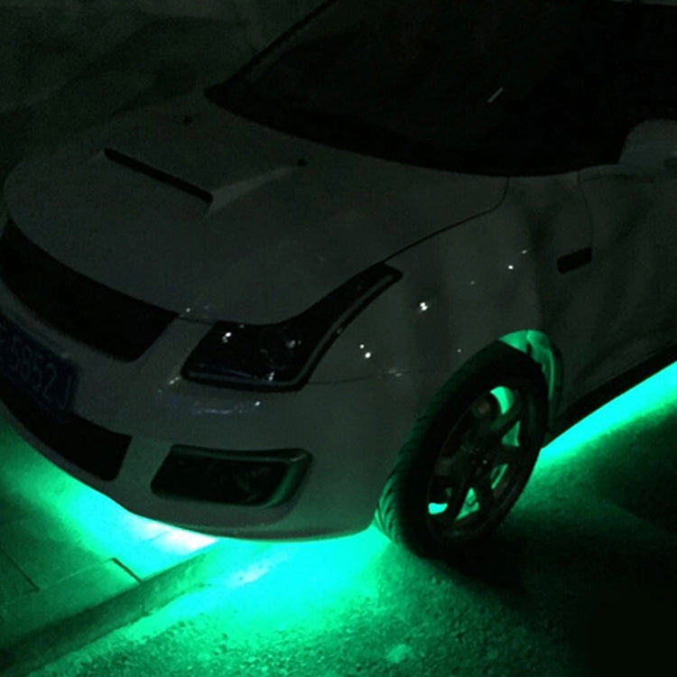 10 PCS 60cm 30 LED Waterproof Flexible Car Strip Light, DC 12V(Green Light) - Decorative Lights by PMC TechLife | Online Shopping South Africa | PMC TechLife | Buy Now Pay Later Mobicred