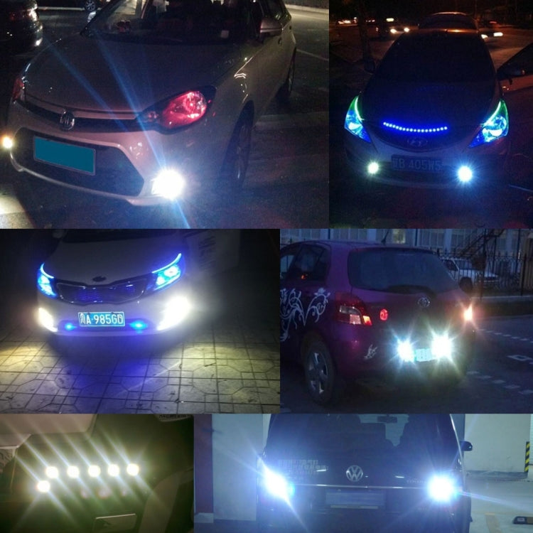 2 PCS 2x 3W  Water-resistant Eagle Eye light  White LED Light for Vehicles, Cable Length: 60cm(Blue Light) - Eagle Eye Lamps by PMC TechLife | Online Shopping South Africa | PMC TechLife | Buy Now Pay Later Mobicred