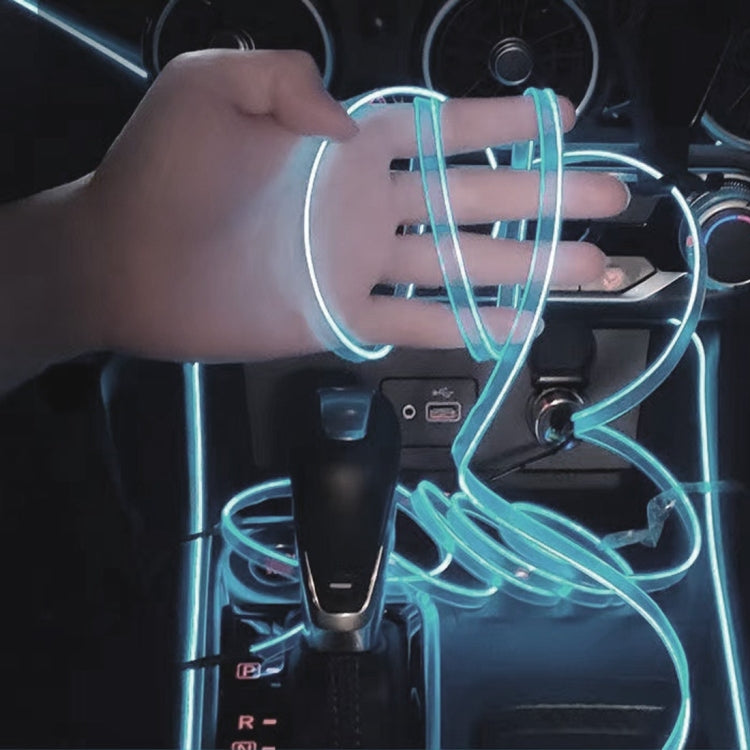 Waterproof Flat Flexible Car Strip Light with Driver for Car Decoration, Length: 5m (Ice Blue Light) - Atmosphere lights by PMC TechLife | Online Shopping South Africa | PMC TechLife | Buy Now Pay Later Mobicred