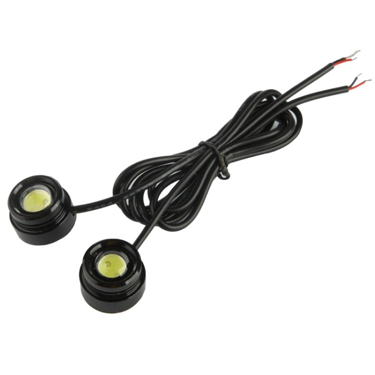 2x 1.5W Waterproof Eagle Eye Light White LED Light for Vehicles, Cable Length: 65cm - Eagle Eye Lamps by PMC Jewellery | Online Shopping South Africa | PMC Jewellery | Buy Now Pay Later Mobicred