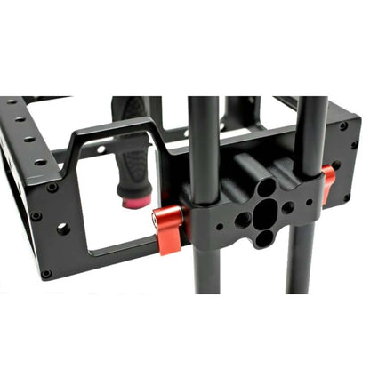 DEBO DET-08 Camera Cage Handle Kit for SLR Camera 5D2 / 5D3 (Black+Red) - Camera Cage by DEBO | Online Shopping South Africa | PMC Jewellery | Buy Now Pay Later Mobicred