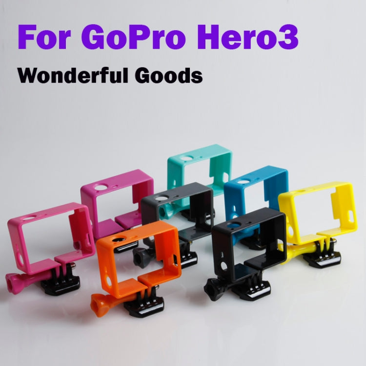 TMC High Quality Tripod Cradle Frame Mount Housing for GoPro HERO4 /3+ /3, HR191(Yellow) - Protective Frame by TMC | Online Shopping South Africa | PMC TechLife | Buy Now Pay Later Mobicred