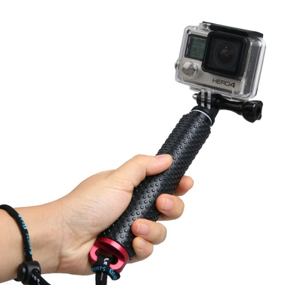 Handheld 49cm Extendable Pole Monopod with Screw for GoPro Hero12 Black / Hero11 /10 /9 /8 /7 /6 /5, Insta360 Ace / Ace Pro, DJI Osmo Action 4 and Other Action Cameras(Red) - Extendable Pole by PMC Jewellery | Online Shopping South Africa | PMC Jewellery | Buy Now Pay Later Mobicred