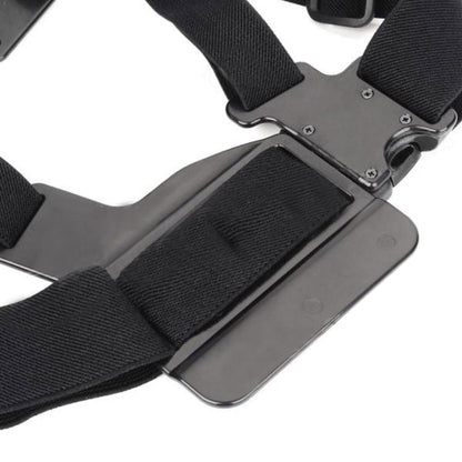 ST-26 Adjustment Elastic Body Chest Straps Belt for GoPro Hero12 Black / Hero11 /10 /9 /8 /7 /6 /5, Insta360 Ace / Ace Pro, DJI Osmo Action 4 and Other Action Cameras(Black) - Chest Belt by PMC Jewellery | Online Shopping South Africa | PMC Jewellery | Buy Now Pay Later Mobicred