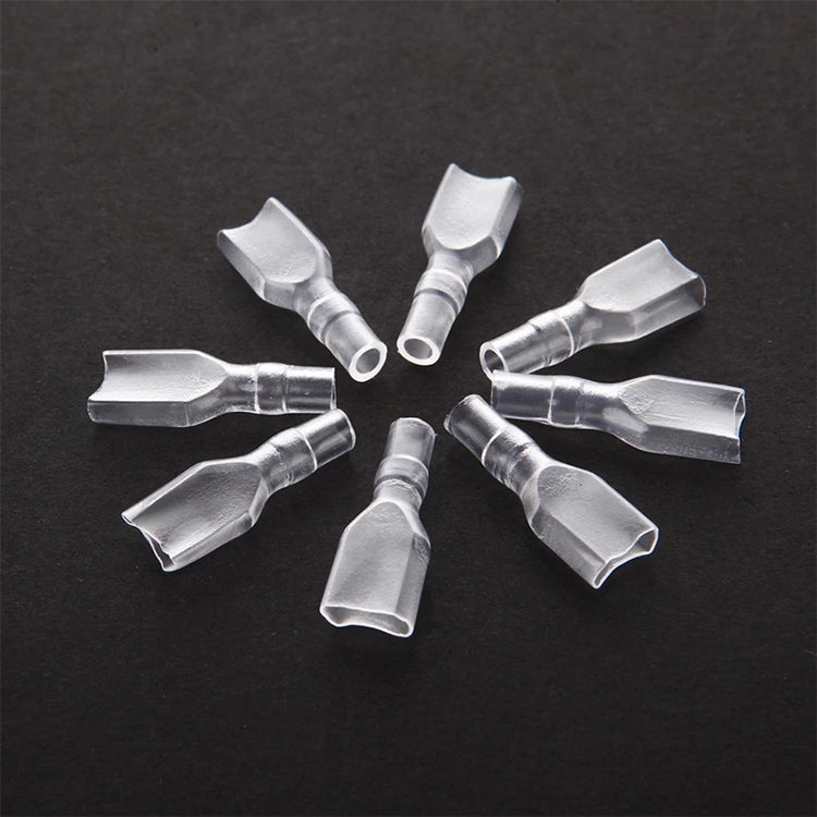 500x 6.3mm Crimp Terminal Female Spade Connector + Case (500 pcs in one packaging, the price is for 500 pcs) - Connectors & Terminals by PMC Jewellery | Online Shopping South Africa | PMC Jewellery