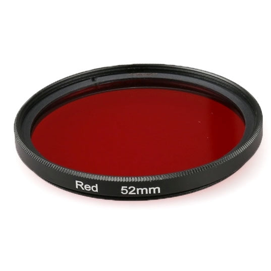 52mm Round Circle Color UV Lens Filter for GoPro HERO 4 / 3+(Red) - Lens Filter by PMC Jewellery | Online Shopping South Africa | PMC Jewellery | Buy Now Pay Later Mobicred