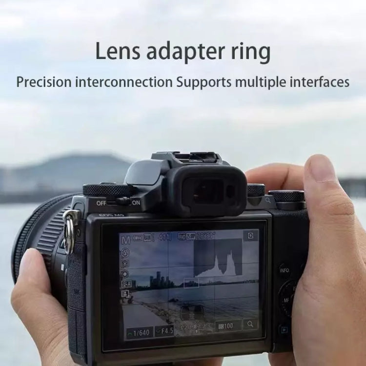 EOS-M4/3 Lens Mount Stepping Ring(Black) - free shipping - PMC TechLife - Order now!
