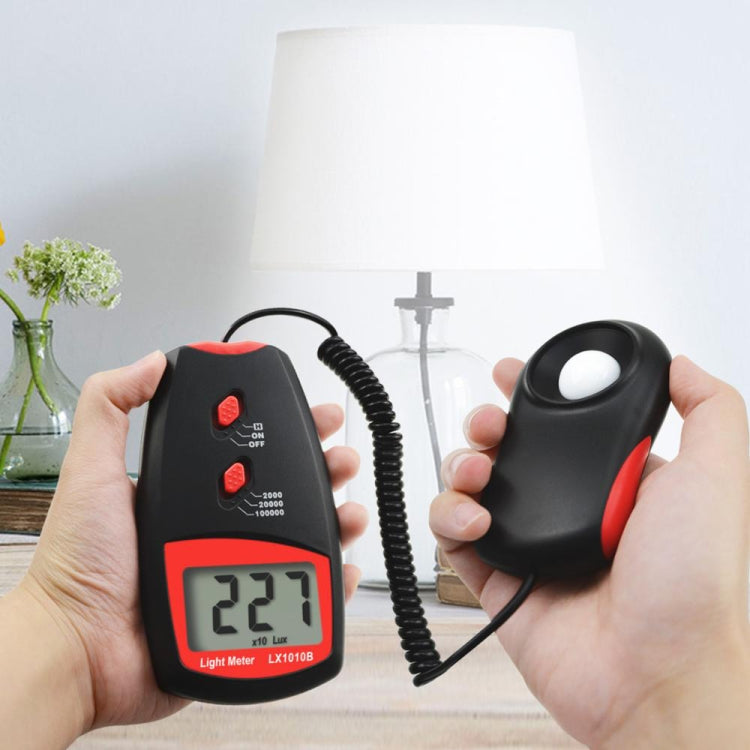 Digital Light Meter, Measuring Range: 1-100000 Lux(Red) - Light & Sound Meter by PMC TechLife | Online Shopping South Africa | PMC TechLife | Buy Now Pay Later Mobicred