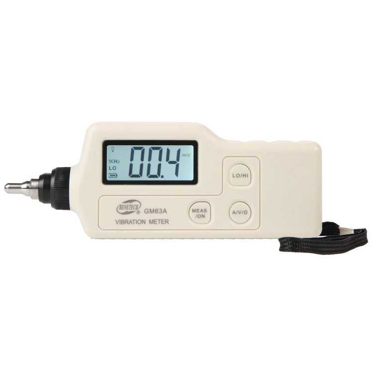 BENETECH GM63A Vibration Meter Digital Tester Vibrometer Analyzer Acceleration Velocity(White) - free shipping - PMC TechLife - Order now!