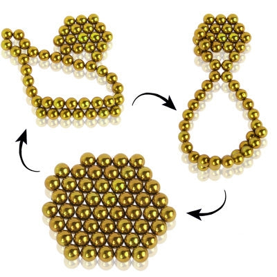 DIY Magic Puzzle / Buckyballs Magnet Balls with 50pcs Magnet Balls (Yellow) -  by PMC Jewellery | Online Shopping South Africa | PMC Jewellery | Buy Now Pay Later Mobicred