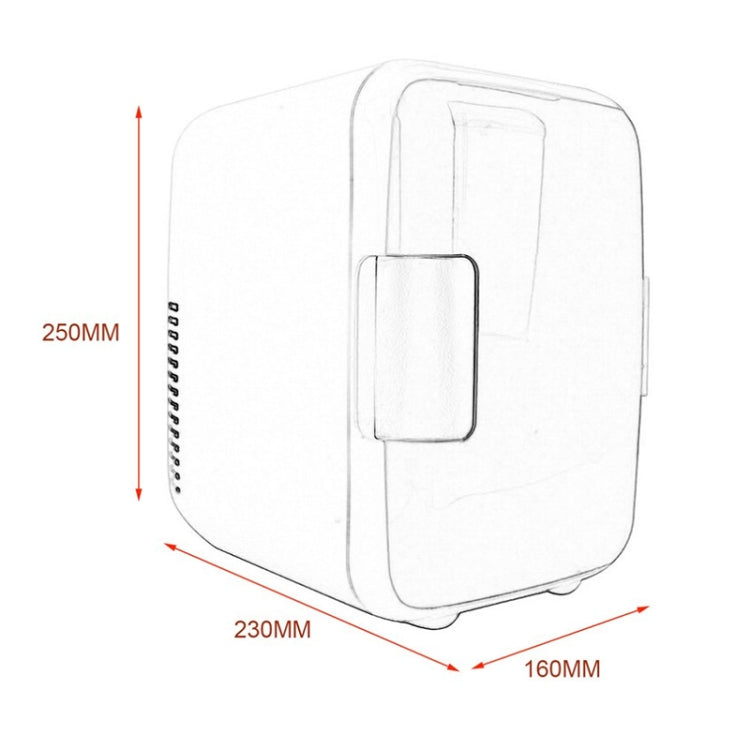 4L Mini Car Refrigerator Electric Cooler / Warmer, Random Color Delivery - Refrigerators by PMC TechLife | Online Shopping South Africa | PMC TechLife