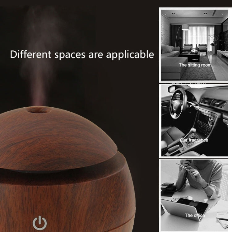 LM-X1 USB Rechargeable Wood Texture 3W Ultrasonic Aroma Air Humidifier - Air Purifiers & Accessories by PMC Jewellery | Online Shopping South Africa | PMC Jewellery | Buy Now Pay Later Mobicred