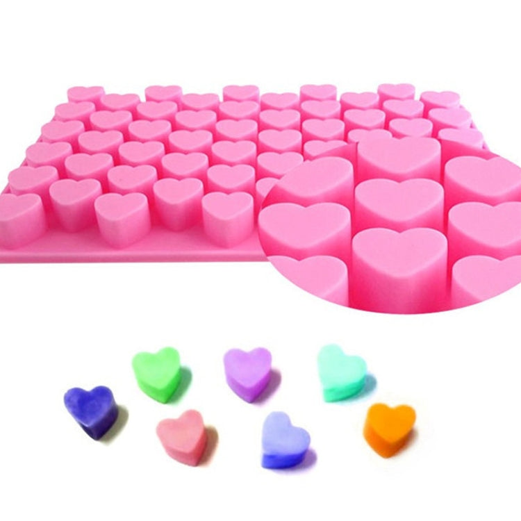 Creative Heart Shape 55-Grid Ice Cube Tray(Pink) - Food Molds by PMC TechLife | Online Shopping South Africa | PMC TechLife | Buy Now Pay Later Mobicred