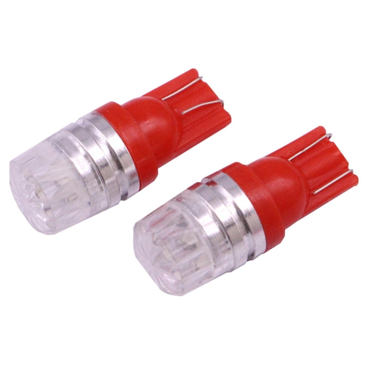 2 PCS T10 1.5W 60LM 1 LED Red COB LED Brake Light for Vehicles, DC12V(Red) - Instrument Lights by PMC Jewellery | Online Shopping South Africa | PMC Jewellery | Buy Now Pay Later Mobicred