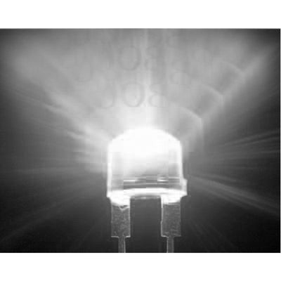 1000 PCS 5mm Straw Hat LED Lamp(White Light) - Light Beads by PMc TechLife | Online Shopping South Africa | PMc TechLife | Buy Now Pay Later Mobicred