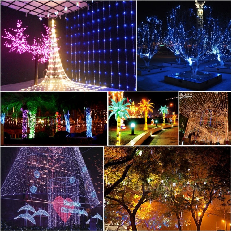 10m Waterproof IP44 String Decoration Light , For Christmas Party, 100 LED White Light, with 8 Functions Controller, 220V, UK Plug - Holiday Lights by PMC TechLife | Online Shopping South Africa | PMC TechLife | Buy Now Pay Later Mobicred