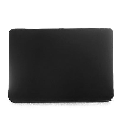 ENKAY for MacBook Air 13.3 inch (US Version) 4 in 1 Frosted Hard Shell Plastic Protective Case with Screen Protector & Keyboard Guard & Anti-dust Plugs(Black) - MacBook Air Cases by ENKAY | Online Shopping South Africa | PMC Jewellery | Buy Now Pay Later Mobicred