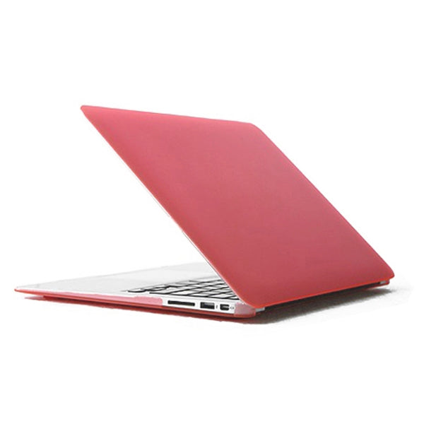 ENKAY for MacBook Air 13.3 inch (US Version) 4 in 1 Frosted Hard Shell Plastic Protective Case with Screen Protector & Keyboard Guard & Anti-dust Plugs(Pink) - MacBook Air Cases by ENKAY | Online Shopping South Africa | PMC Jewellery | Buy Now Pay Later Mobicred