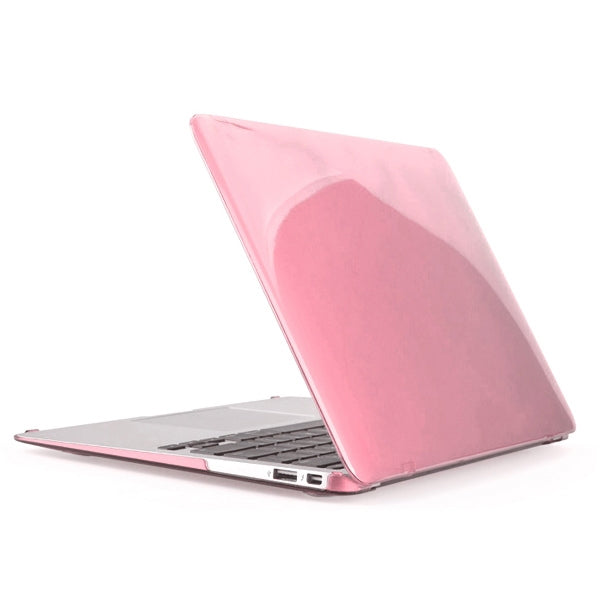 ENKAY for MacBook Air 11.6 inch (US Version) / A1370 / A1465 4 in 1 Crystal Hard Shell Plastic Protective Case with Screen Protector & Keyboard Guard & Anti-dust Plugs(Pink) - MacBook Air Cases by ENKAY | Online Shopping South Africa | PMC Jewellery | Buy Now Pay Later Mobicred