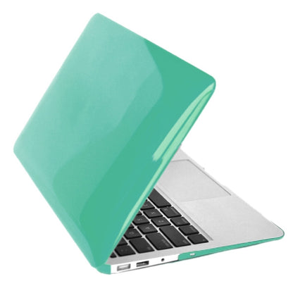 ENKAY for MacBook Air 11.6 inch (US Version) / A1370 / A1465 4 in 1 Crystal Hard Shell Plastic Protective Case with Screen Protector & Keyboard Guard & Anti-dust Plugs(Green) - MacBook Air Cases by ENKAY | Online Shopping South Africa | PMC Jewellery | Buy Now Pay Later Mobicred