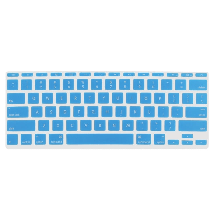 ENKAY for MacBook Air 11.6 inch (US Version) / A1370 / A1465 4 in 1 Crystal Hard Shell Plastic Protective Case with Screen Protector & Keyboard Guard & Anti-dust Plugs(Blue) - MacBook Air Cases by ENKAY | Online Shopping South Africa | PMC Jewellery | Buy Now Pay Later Mobicred