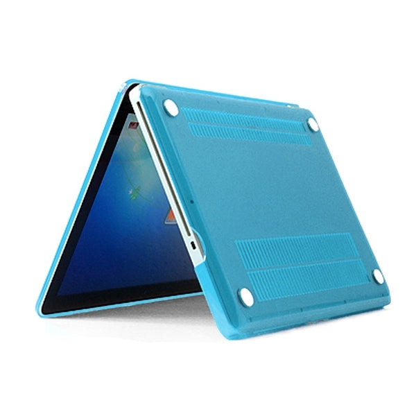 ENKAY for MacBook Pro 13.3 inch (US Version) / A1278 4 in 1 Crystal Hard Shell Plastic Protective Case with Screen Protector & Keyboard Guard & Anti-dust Plugs(Blue) - MacBook Pro Cases by ENKAY | Online Shopping South Africa | PMC Jewellery | Buy Now Pay Later Mobicred