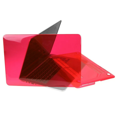 ENKAY for Macbook Pro Retina 13.3 inch (US Version) / A1425 / A1502 Hat-Prince 3 in 1 Crystal Hard Shell Plastic Protective Case with Keyboard Guard & Port Dust Plug(Red) - MacBook Pro Cases by ENKAY | Online Shopping South Africa | PMC Jewellery | Buy Now Pay Later Mobicred