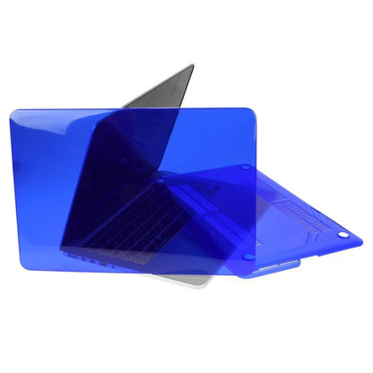 ENKAY for Macbook Pro Retina 15.4 inch (US Version) / A1398 Hat-Prince 3 in 1 Crystal Hard Shell Plastic Protective Case with Keyboard Guard & Port Dust Plug(Dark Blue) - MacBook Pro Cases by ENKAY | Online Shopping South Africa | PMC Jewellery | Buy Now Pay Later Mobicred