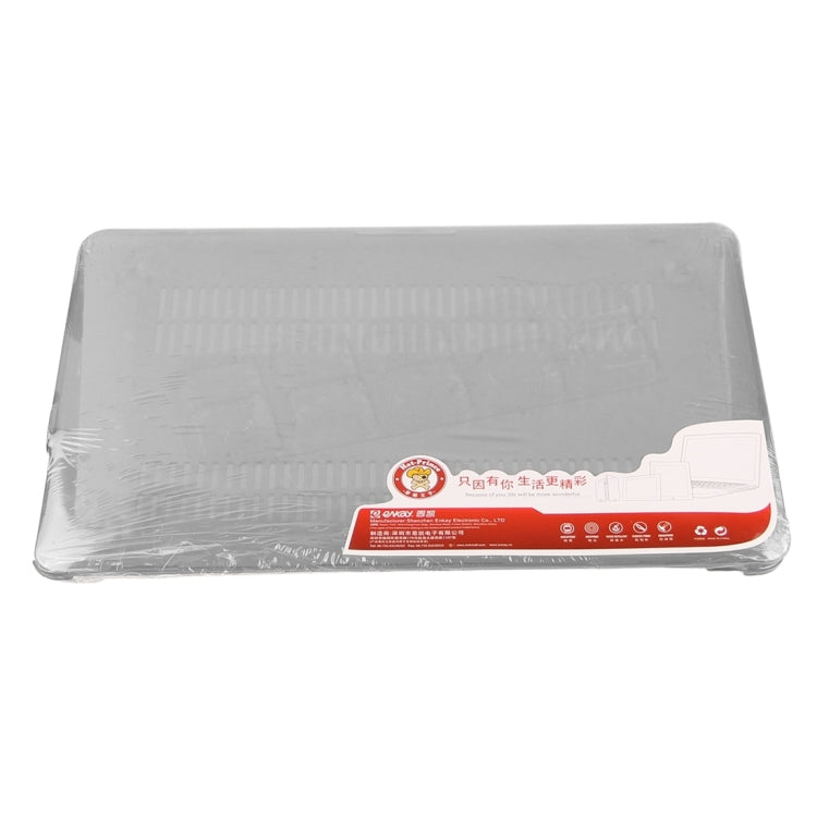 ENKAY for Macbook Pro Retina 15.4 inch (US Version) / A1398 Hat-Prince 3 in 1 Crystal Hard Shell Plastic Protective Case with Keyboard Guard & Port Dust Plug(Grey) - free shipping - PMC Jewellery - Order now!