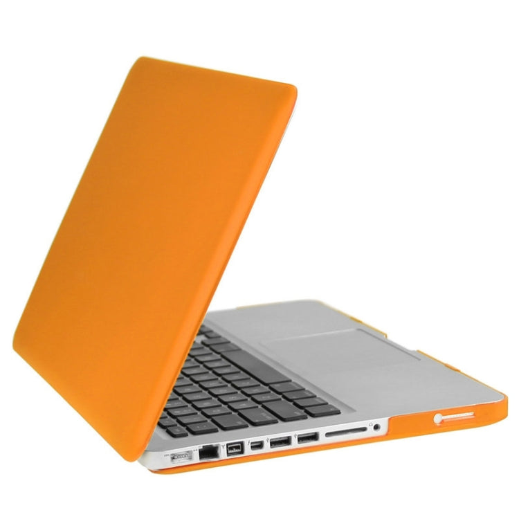 ENKAY for Macbook Pro 13.3 inch (US Version) / A1278 Hat-Prince 3 in 1 Frosted Hard Shell Plastic Protective Case with Keyboard Guard & Port Dust Plug(Orange) - MacBook Pro Cases by ENKAY | Online Shopping South Africa | PMC Jewellery | Buy Now Pay Later Mobicred