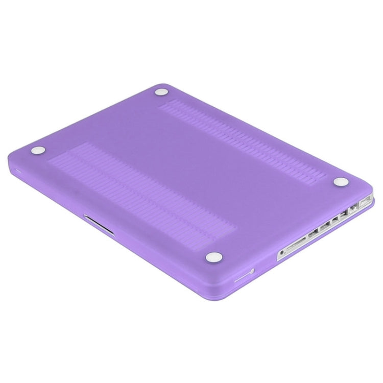 ENKAY for Macbook Pro 13.3 inch (US Version) / A1278 Hat-Prince 3 in 1 Frosted Hard Shell Plastic Protective Case with Keyboard Guard & Port Dust Plug(Purple) - MacBook Pro Cases by ENKAY | Online Shopping South Africa | PMC Jewellery | Buy Now Pay Later Mobicred