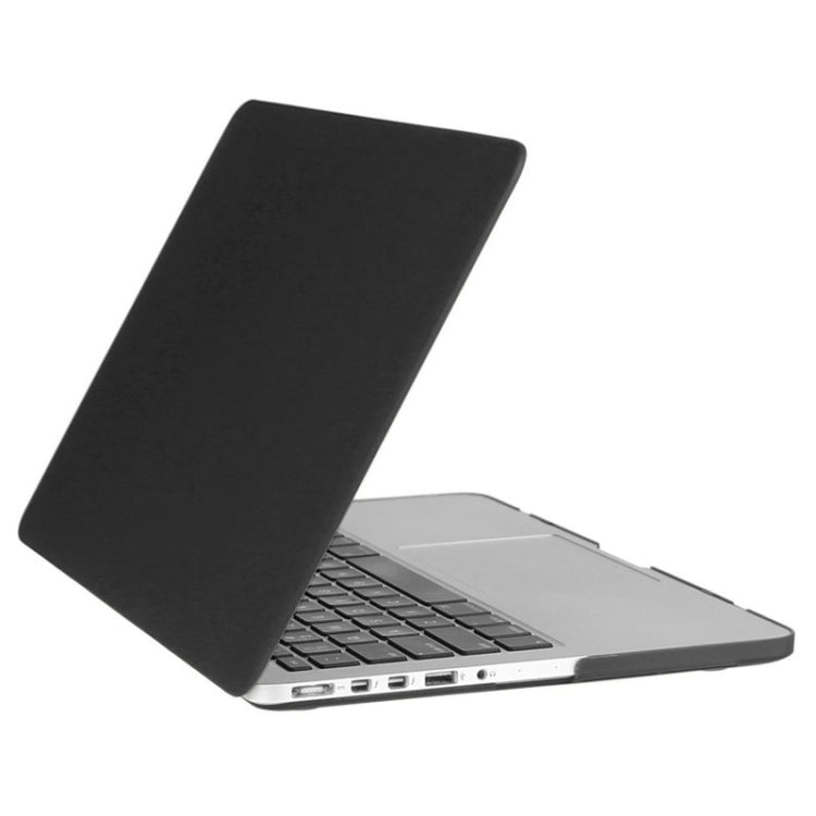 ENKAY for Macbook Pro Retina 13.3 inch (US Version) / A1425 / A1502 Hat-Prince 3 in 1 Frosted Hard Shell Plastic Protective Case with Keyboard Guard & Port Dust Plug(Black) - MacBook Pro Cases by ENKAY | Online Shopping South Africa | PMC Jewellery | Buy Now Pay Later Mobicred