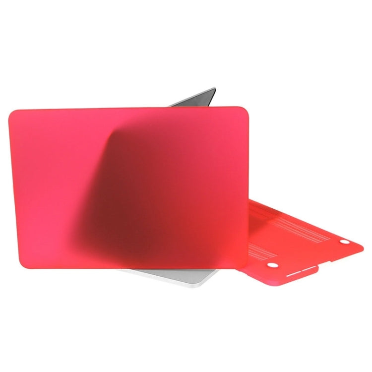 ENKAY for Macbook Pro Retina 13.3 inch (US Version) / A1425 / A1502 Hat-Prince 3 in 1 Frosted Hard Shell Plastic Protective Case with Keyboard Guard & Port Dust Plug(Red) - MacBook Pro Cases by ENKAY | Online Shopping South Africa | PMC Jewellery | Buy Now Pay Later Mobicred