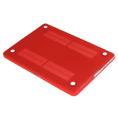 ENKAY for Macbook Pro Retina 15.4 inch (US Version) / A1398 Hat-Prince 3 in 1 Frosted Hard Shell Plastic Protective Case with Keyboard Guard & Port Dust Plug(Red) - MacBook Pro Cases by ENKAY | Online Shopping South Africa | PMC Jewellery | Buy Now Pay Later Mobicred