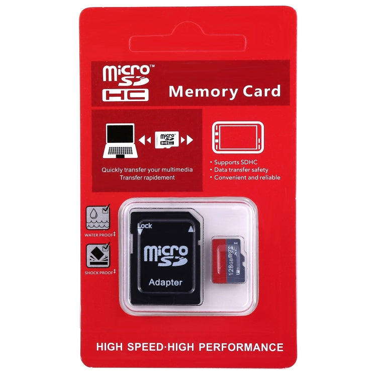 128GB High Speed Class 10 TF/Micro SDHC UHS-1(U1) Memory Card, Write: 15mb/s, Read: 30mb/s  (100% Real Capacity) - Micro SD Card by PMC Jewellery | Online Shopping South Africa | PMC Jewellery | Buy Now Pay Later Mobicred