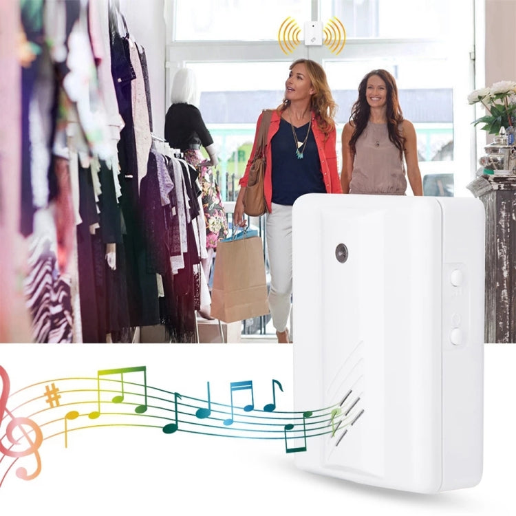 F622-108 Electro Guard Watch IR Remote Detection System / Wireless Doorbell(White) - Wireless Doorbell by PMC TechLife | Online Shopping South Africa | PMC TechLife