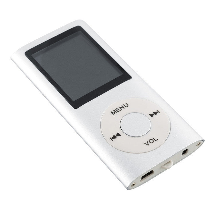 1.8 inch TFT Screen Metal MP4 Player with TF Card Slot, Support Recorder, FM Radio, E-Book and Calendar(Silver) - MP4 Player by PMC TechLife | Online Shopping South Africa | PMC TechLife | Buy Now Pay Later Mobicred