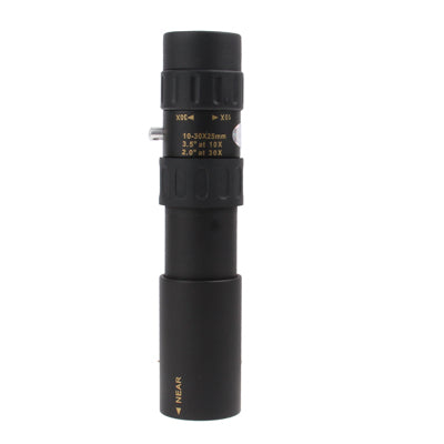 10-30 x 25mm Telescope Monocular for Backpacking / Hiking(Black) - free shipping - PMC TechLife - Order now!