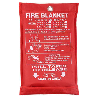 Emergency Survival Fire Blanket Shelter Safety Protector Extinguishers Tent, Size: 1*1m - Others by PMC Jewellery | Online Shopping South Africa | PMC Jewellery | Buy Now Pay Later Mobicred