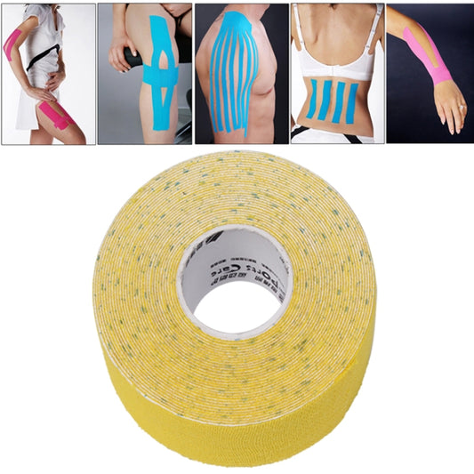 Waterproof Kinesiology Tape Sports Muscles Care Therapeutic Bandage, Size: 5m(L) x 5cm(W)(Yellow) - Physiotherapy Sports Tape by PMC Jewellery | Online Shopping South Africa | PMC Jewellery | Buy Now Pay Later Mobicred