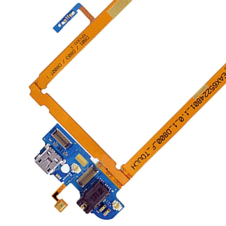 USB Charging Connector Port Flex Cable & Earphone Audio Jack Flex Cable & Microphone Flex Cable  for LG G2 / D800 / D801 / D803 / D800T - For LG by PMC Jewellery | Online Shopping South Africa | PMC Jewellery