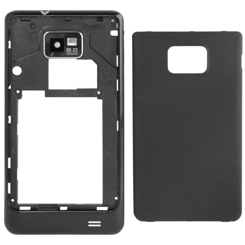 For Galaxy S II / i9100 3 in 1 Original Back Cover + Original Volume Button + Original Full Housing Chassis(Black) - Back Cover by PMC Jewellery | Online Shopping South Africa | PMC Jewellery | Buy Now Pay Later Mobicred