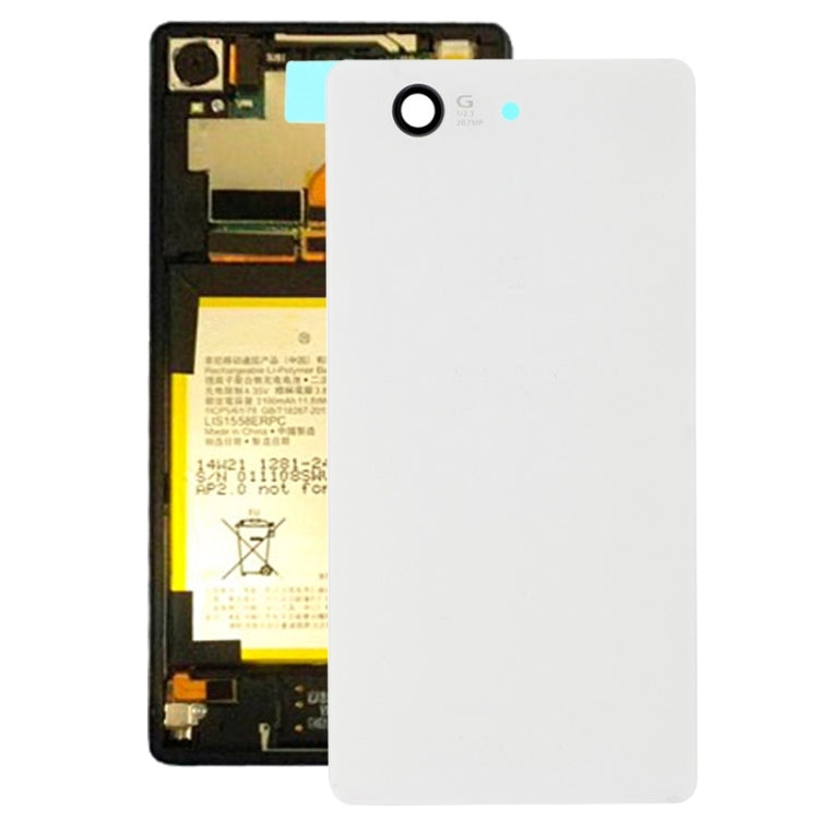 Original Battery Back Cover for Sony Xperia Z3 Compact / D5803(White) - Back Cover by PMC Jewellery | Online Shopping South Africa | PMC Jewellery | Buy Now Pay Later Mobicred